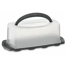 Kela Kuchentransportbox Deli graphitgrau 40,0 x 17,0 x 14,5 cm