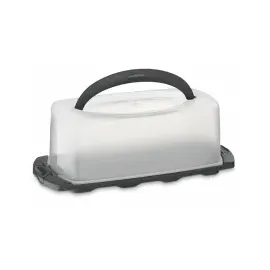 Kela Kuchentransportbox Deli graphitgrau 40,0 x 17,0 x 14,5 cm