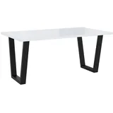 PROROOM FURNITURE Esstisch V-Form - Brooklyn Table, 160x90x75cm, Schwarz Glanz - Schwarz