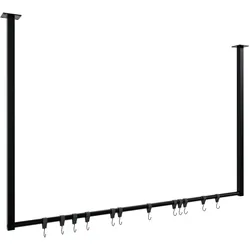 CLP Kleiderstange Fenton mit 12 Kleiderhaken 120x80 cm