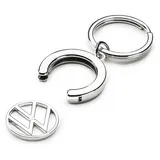 Volkswagen 000087010BT Schlüsselanhänger Pfandchip Einkaufswagenchip Keyring Anhänger, mit neuem VW Logo