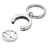 Volkswagen Original Volkswagen Pfandchip Einkaufswagenchip Keyring Anhänger, mit neuem VW