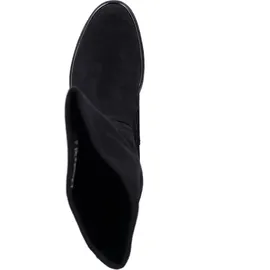 CAPRICE Damen Hohe Stiefel ohne Absatz Kniehoch Vegan, Schwarz | Gr. 38,5