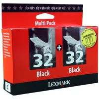 Lexmark 32 schwarz 2er Pack (80D2956)