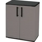 Artplast Schuhschrank 68 x 84 x 37 cm Dunkelgrau / dunkelgrau