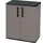 Artplast Schuhschrank 68 x 84 x 37 cm Dunkelgrau / dunkelgrau