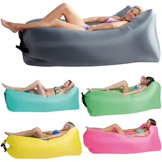 Happy People Air Lounger To Go 2 Liegesack Sitzsack Luft Sofa Lounge Couch aufblasbar pink