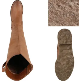 Stiefelparadies Damen Reiterstiefel in Hellbraun