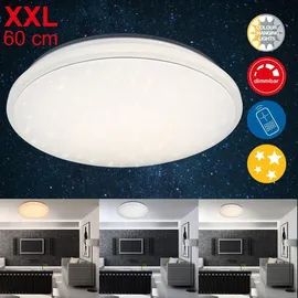 Briloner Sternenhimmel LED Deckenleuchte 56 cm weiß