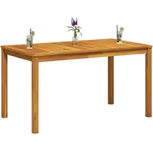 vidaXL Gartentisch 140 x 80 x 74 cm Braun
