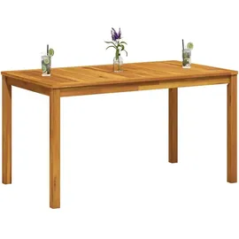 vidaXL Gartentisch 140 x 80 x 74 cm Braun