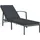 vidaXL Sonnenliege 117 x 56 x 34 cm Grau