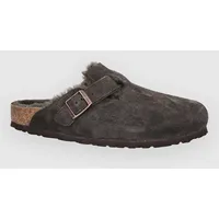 Birkenstock Boston Shearling Sandalen mocha Gr. 42