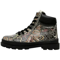 Winterboots DOGO "Damen Adriana farbig Vegan Damen Boots / female", Damen, Gr. 40, Normalschaft, schwarz, Lederimitat, Schuhe, Vegan