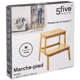 5five simply smart Hocker Bambus 45 x 46 x 5 cm Braun
