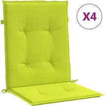 vidaXL - Gartenstuhlauflagen Für Niedriglehner 4stk Knallgrün 100x50x3cm