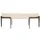 Marrakesch Orient & Mediterran Interior Sitzbank Adonia Creme Weiß/Bronze 143 cm