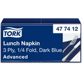 TORK Servietten 32,6 x 33,0 cm 3-lagig dunkelblau