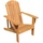 Garden Pleasure Sonnenliege Adirondack Chair Harper mit Auflage