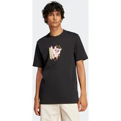 T-Shirt ADIDAS ORIGINALS "Q12 TS KAWAII", Herren, Gr. L, schwarz, Obermaterial: 100% Baumwolle, sportlich, Shirts