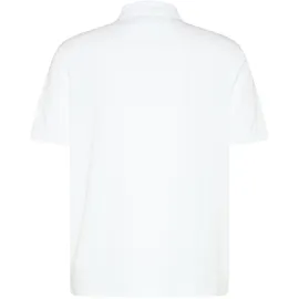 Bugatti Poloshirt BUGATTI, Herren, Gr. L, weiß (10, weiß), 50% Baumwolle, 50% Polyester, unifarben, normal, ohne Ausschnitt, Shirts, Modern Fit aus einem Baumwollmix