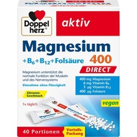 Doppelherz Aktiv Magnesium 400 Direct + B6 + B12