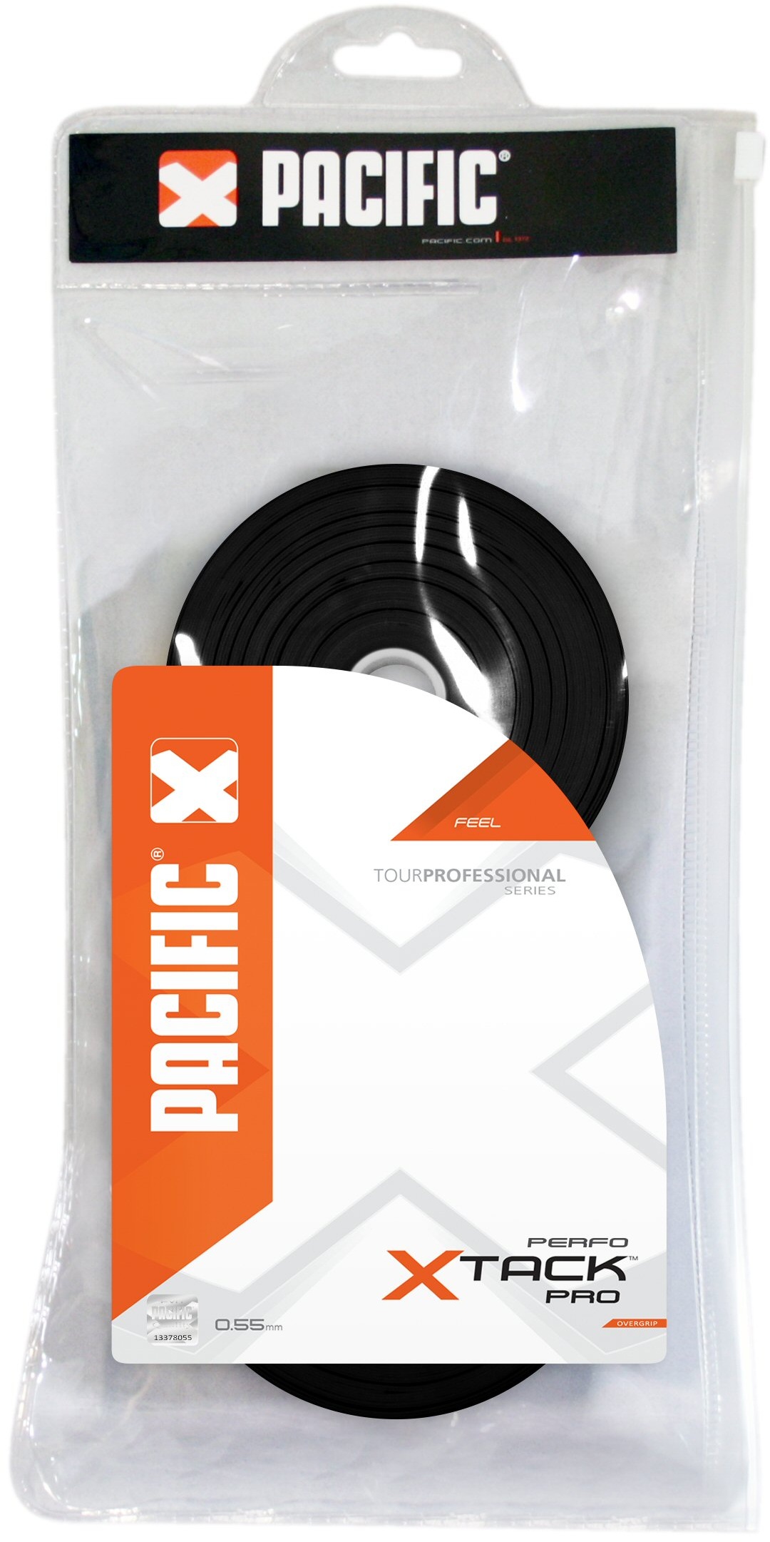 Pacific xTack Pro Overgrip schwarz 30er Clip-Beutel
