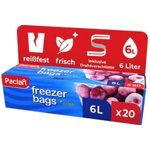 OEM Paclan, Tiefkühlkostbeutel 6l 20stk 451031
