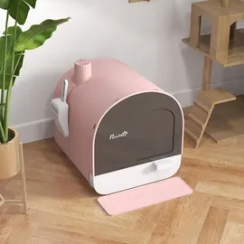 PawHut Katzentoilette 43 x 44 x 47 cm Rosa