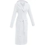 REDBEST Unisex-Bademantel, mit Kapuze Chicago weiß | Gr.: L