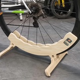 RANRAO Fahrradständer, Universal-Fahrradständer, 700C Rennrad-Präsentationsständer Holzständer für Fahrrad mit Raddurchmesser von 12 20 26 27,5 29 Zoll