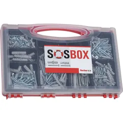 Fischer SOS-Box Dübel S/FU + Schrauben