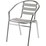 DEMA Gartenstuhl 54 x 62 x 75 cm grau 6 St.