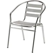 DEMA Gartenstuhl 54 x 62 x 75 cm grau 6 St.