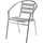 DEMA Gartenstuhl 54 x 62 x 75 cm grau 6 St.