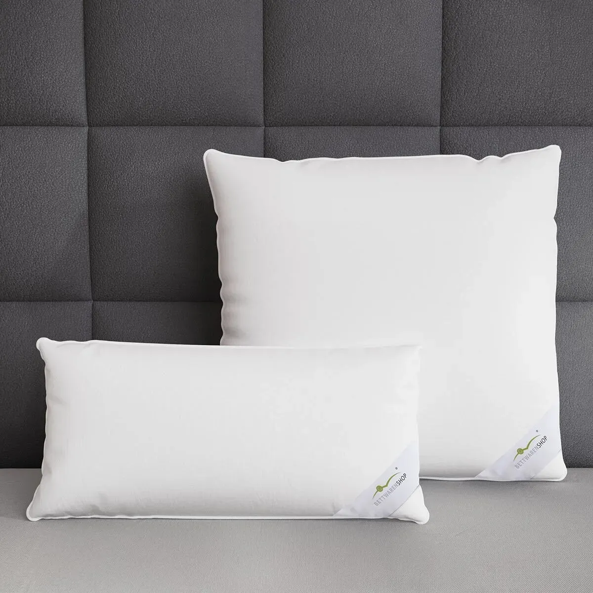 BettwarenShop 3-Kammer-Kissen Premium Aussen 90% Daunen, 10% Federn 65x100 cm