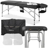 Habys Massageliege Vera Mobile Massagetisch Kosmetikliege Tragebares schwarz