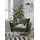 OTTO home Cocktailsessel Stine Polyester 96 x 86 x 86 cm Dunkelgrün