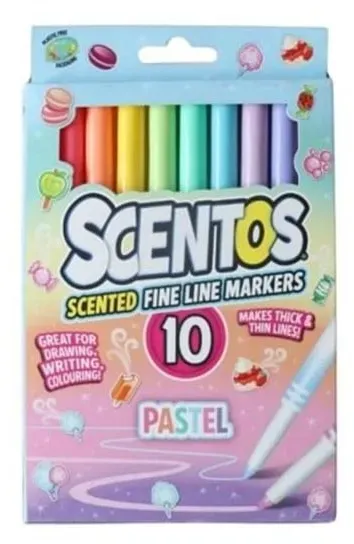 Fine Line Markers Pastel 10 pcs