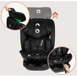 lionelo Bastiaan RWF i-Size Schwarz