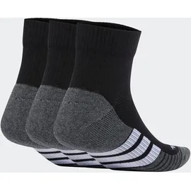 adidas Funktionssocken 3 Paar Schwarz/Weiß 40-42