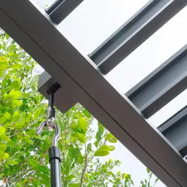 primeyard Pergola 3 x 7 m Anthrazit