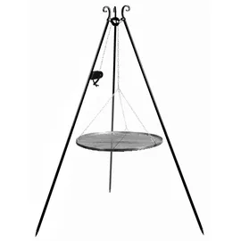 Cook King Schwenkgrill 180 cm inkl. Grillrost Ø 70 cm + Kurbel Edelstahl