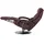 Hukla Relaxsessel Florian Leder 73 x 115 x 91 cm Rot elektrisch