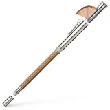 Graf von Faber-Castell 118567 - Perfekter Bleistift mit Verlängerer, Spitzer und Radiergummi, platiniert, Braun