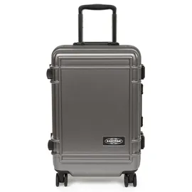 Eastpak »RESIST'R CASE S BRUSHED Metal 4 Rollen, Reisegepäck Handgepäck-Koffer TSA-Zahlenschloss, silberfarben