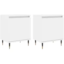 vidaXL Nachtschrank 40 x 30 x 50 cm Weiß