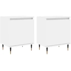 vidaXL Nachtschrank 40 x 30 x 50 cm Weiß