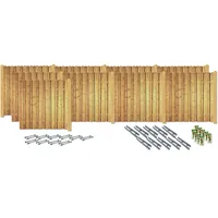 Konifera Sichtschutzelement KONIFERA "DAYTONA", grün, H:180cm, Massivholz, Stahl, Zaunelemente, Massiv und sehr stabil, verschiedene Längen