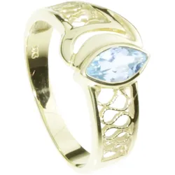 Fingerring OSTSEE-SCHMUCK "Ostsee-Schmuck Ring Anisia Ring Anisia" Gr. 62, gold (goldfarben), Fingerringe, Damen, Gr. 62 (19,7), Gelbgold 333